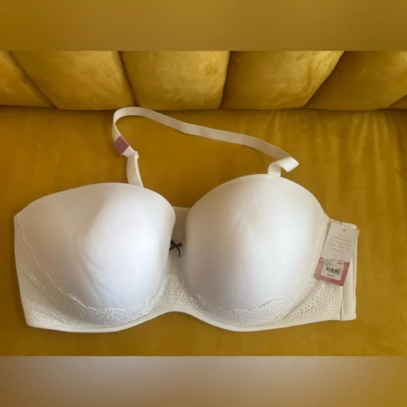 Strapless Dress Season! Cacique Boost Collection Bra- Multiway Strapless 46DD - Picture 2 of 9